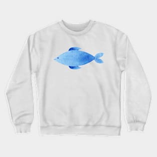 blue fish Crewneck Sweatshirt